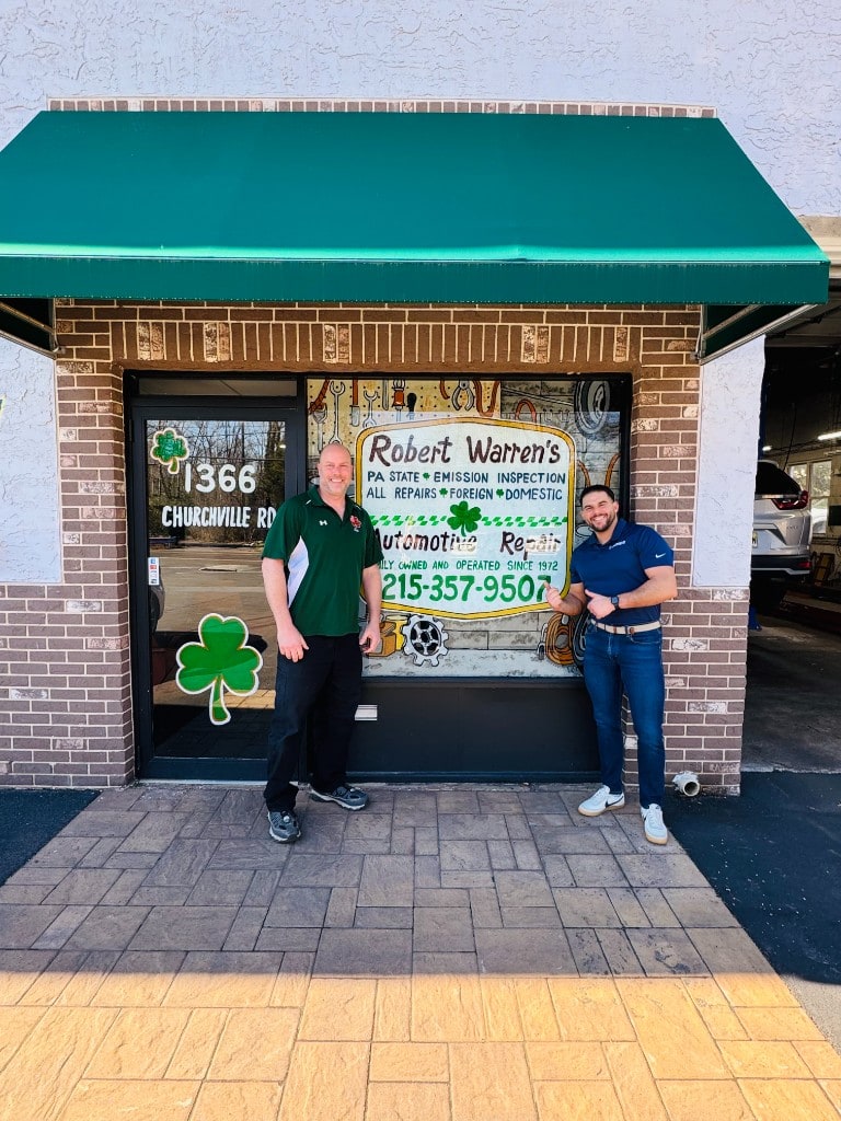 Jay Falconio at Robert Warren's Automotive Repair on Around Town