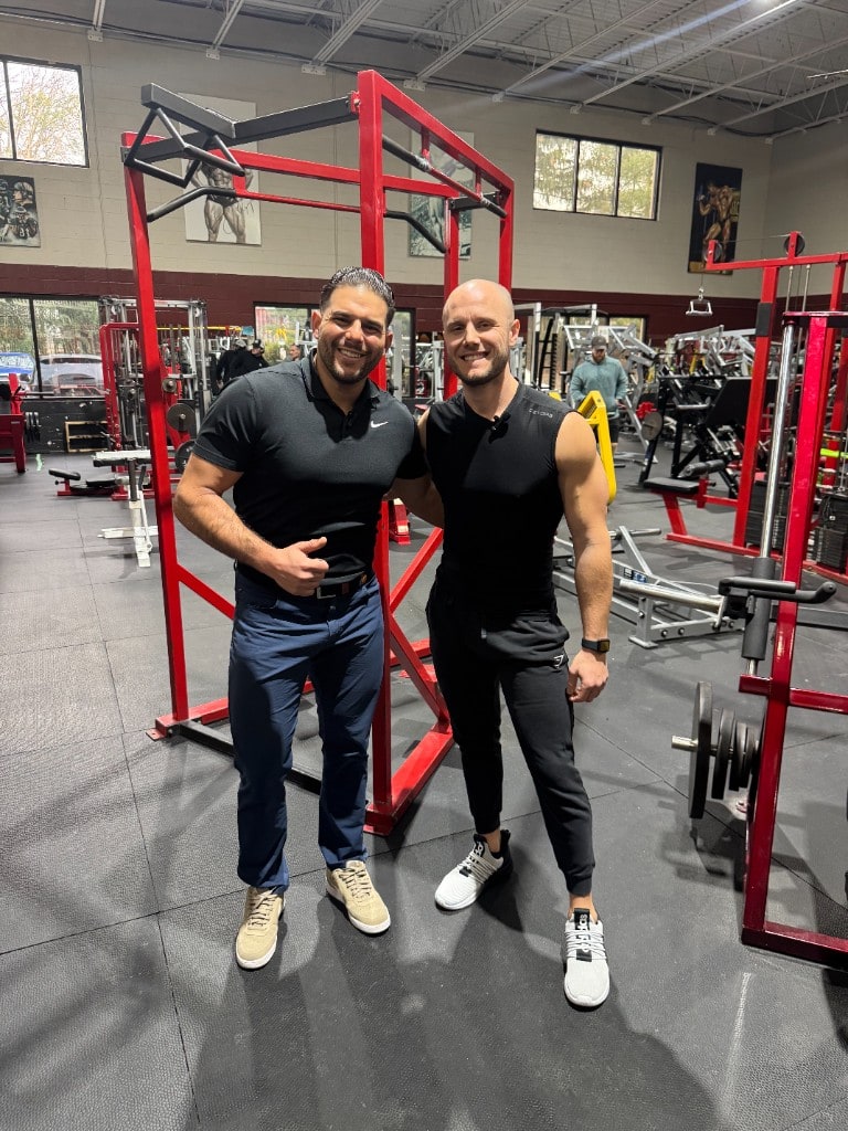 Jay Falconio at a local gym on Around Town