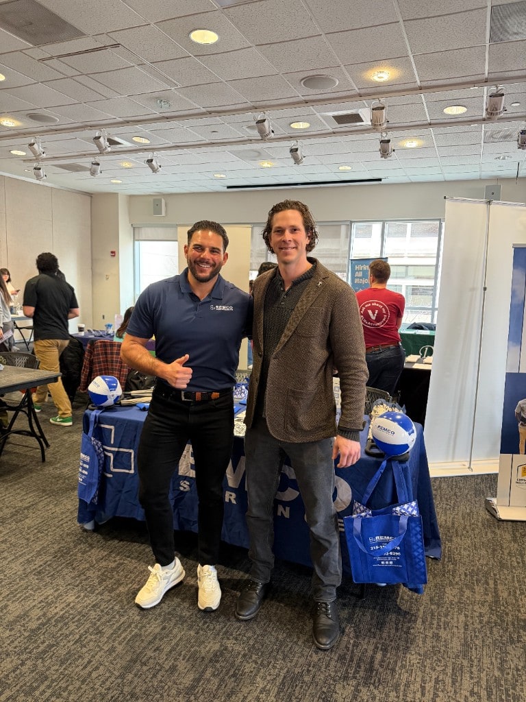 Jay Falconio at a REMCO career fair at Temple University